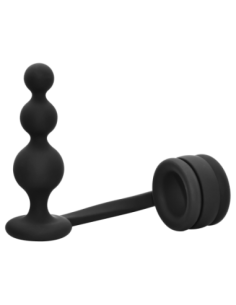 RAMROD COCKRING WITH BEADED ANAL PLUG 2