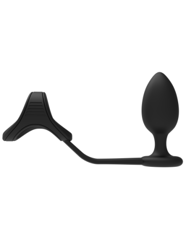 RAMROD COCKSTRAP CON TAPÓN ANAL