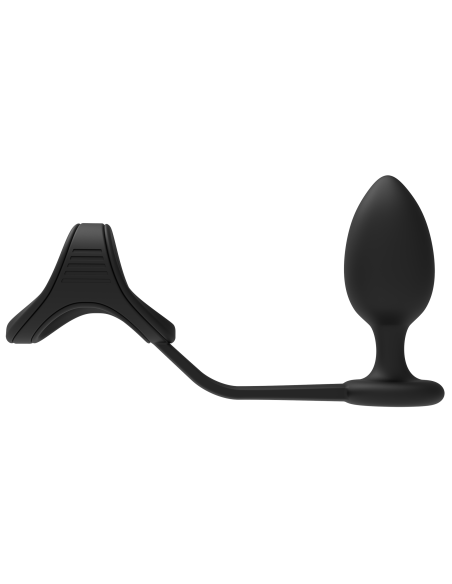 RAMROD COCKSTRAP CON TAPÓN ANAL