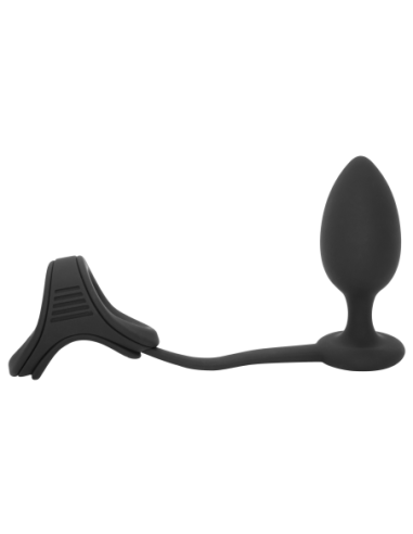RAMROD COCKSTRAP CON TAPÓN ANAL