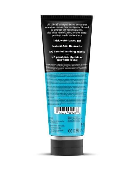 WICKED JELLY PLUS ANAL RELAX LUBRICANT 240ML