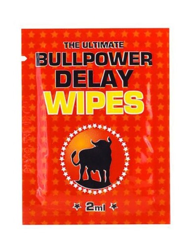 BULL POWER WIPES DELAY SACHETS 6X2ML