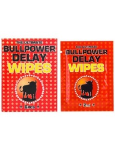 BULL POWER WIPES DELAY SACHETS 6X2ML 2
