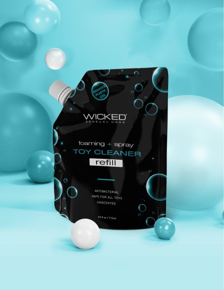 WICKED FOAMING TOY CLEANER REFILL 710ML