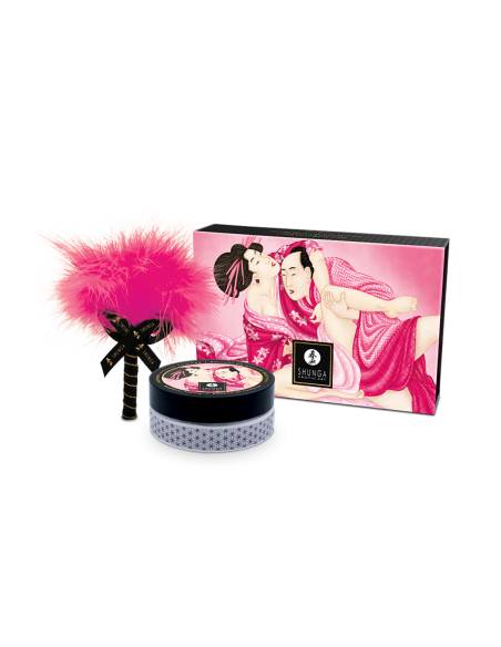SHUNGA KISSABLE MASSAGE POWDER RASPBERRY FEELING