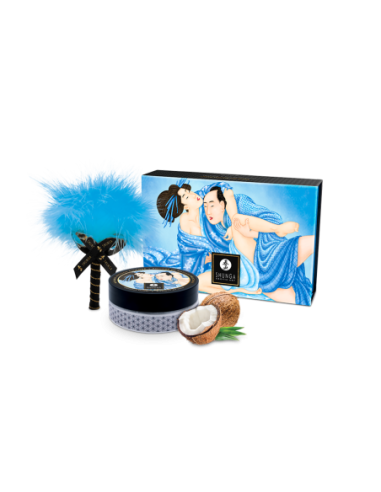 SHUNGA KISSABLE MASSAGE POWDER COCONUT THRILLS
