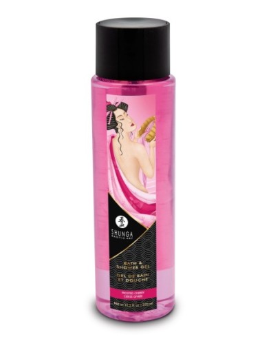 SHUNGA GEL DE BAÑO Y DUCHA KISSABLE CEREZA ESCARCHADA 370 ML