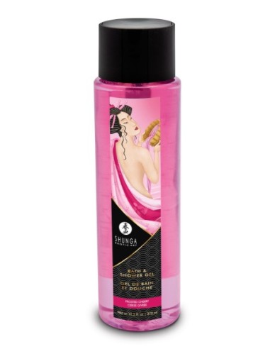 SHUNGA KISSABLE BATH AND SHOWER GEL FROSTED CHERRY 370 ML