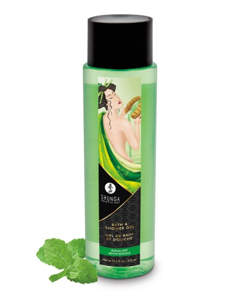SHUNGA GEL DE BAÑO Y DUCHA KISSABLE SENSUAL MINT 370 ML