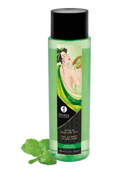SHUNGA GEL DE BAÑO Y DUCHA KISSABLE SENSUAL MINT 370 ML