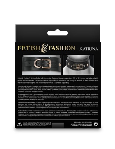 FETISH & FASHION KATRINA COLLAR BLACK