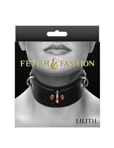 FETICHE & MODA LILITH COLLAR NEGRO