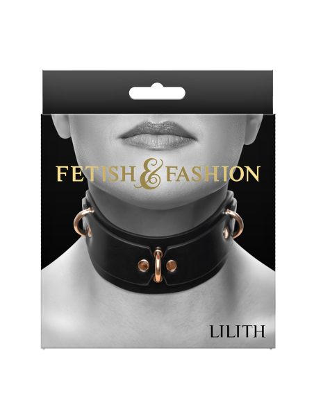 FETISH & FASHION LILITH COLLAR BLACK