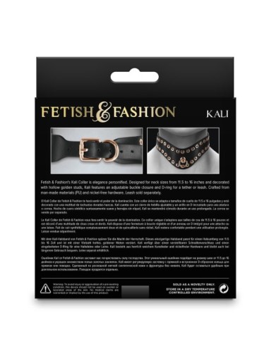 FETISH & FASHION KALI COLLAR BLACK