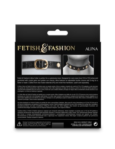 FETICHE & MODA ALINA COLLAR NEGRO