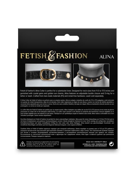 FETICHE & MODA ALINA COLLAR NEGRO