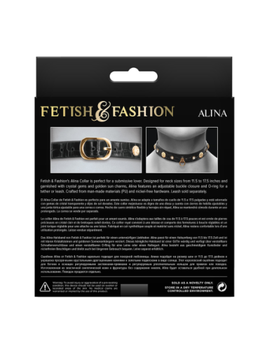 FETICHE & MODA ALINA COLLAR NEGRO
