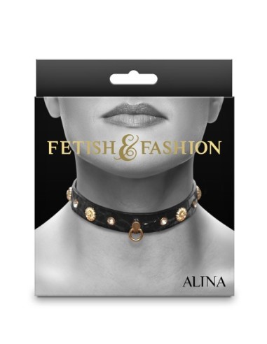 FETICHE & MODA ALINA COLLAR NEGRO