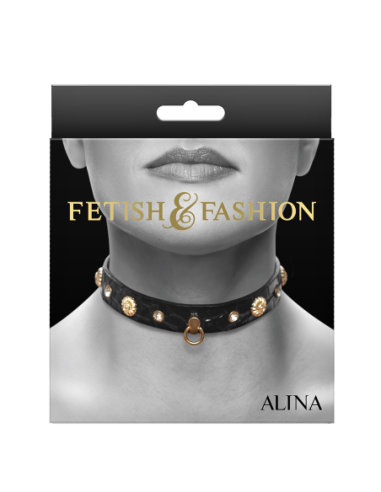FETICHE & MODA ALINA COLLAR NEGRO