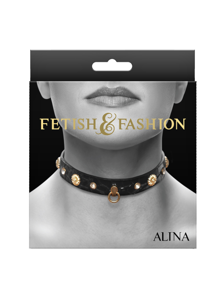 FETICHE & MODA ALINA COLLAR NEGRO