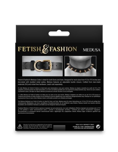 FETISH & FASHION MEDUSA COLLAR BLACK