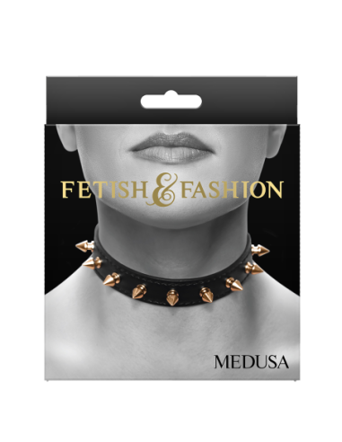 FETISH & FASHION MEDUSA COLLAR BLACK
