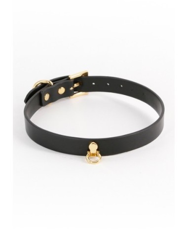 FETICHE & MODA CARA COLLAR NEGRO