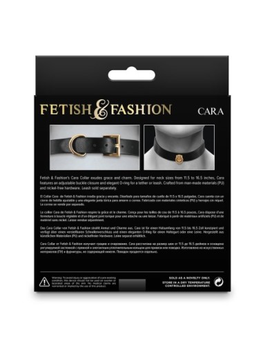 FETICHE & MODA CARA COLLAR NEGRO