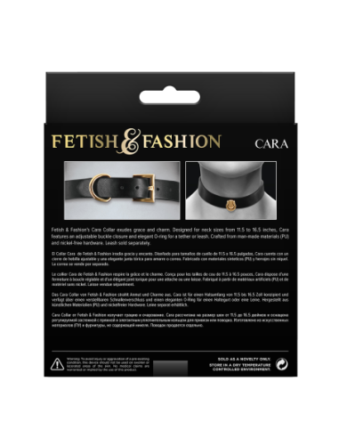 FETISH & FASHION CARA COLLAR BLACK