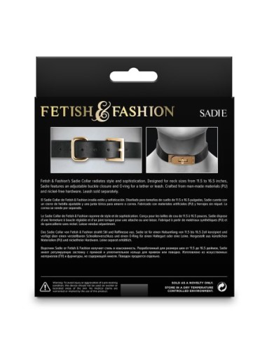 FETICHE & MODA SADIE COLLAR NEGRO
