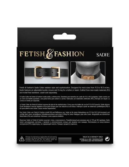 FETICHE & MODA SADIE COLLAR NEGRO
