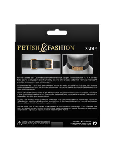 FETICHE & MODA SADIE COLLAR NEGRO