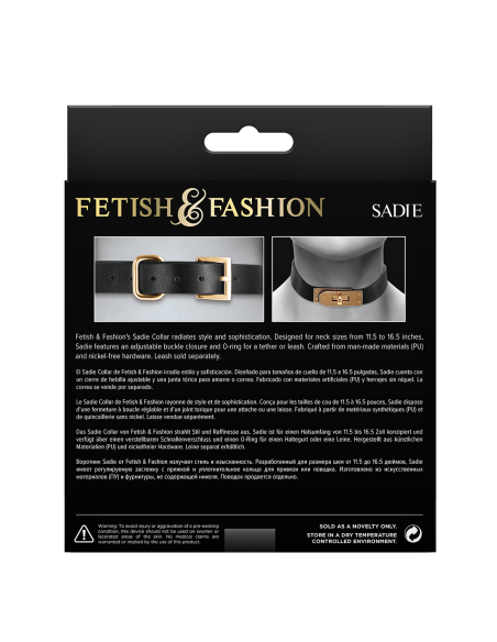 FETICHE & MODA SADIE COLLAR NEGRO