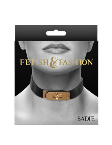 FETISH & FASHION SADIE COLLAR BLACK