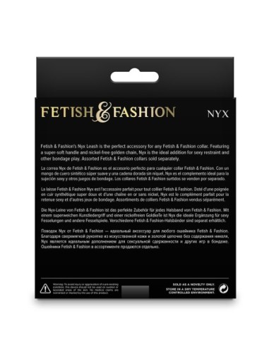 FETISH & FASHION NYX LEASH BLACK