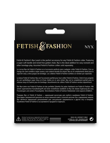 FETISH & FASHION NYX LEASH BLACK
