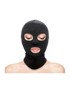 FETISH & FASHION EYES & MOUTH HOOD BLACK 2
