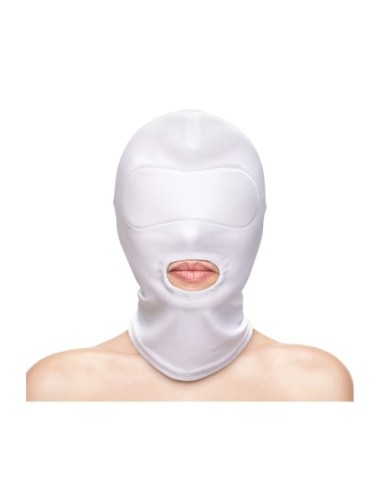 FETISH & FASHION MOUTH HOOD WHITE