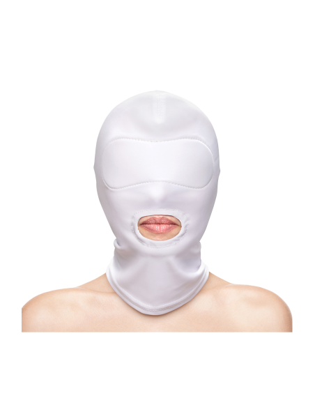 FETISH & FASHION MOUTH HOOD WHITE
