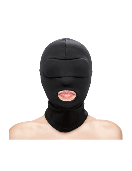 FETISH & FASHION MOUTH HOOD BLACK