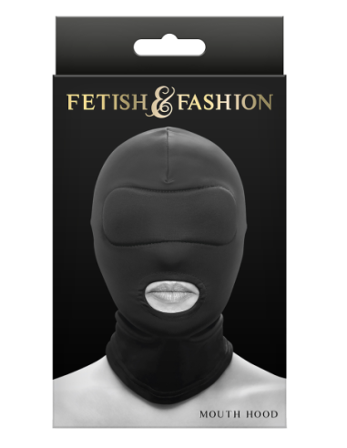 FETICHE & MODA CAPUCHA BOCA NEGRO