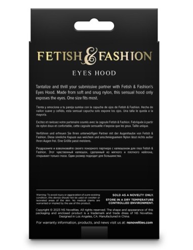 FETISH & FASHION EYES HOOD WHITE