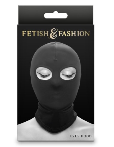 FETISH & FASHION EYES HOOD BLACK