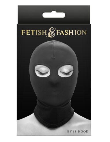 FETISH & FASHION EYES HOOD BLACK