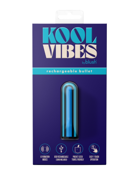 KOOL VIBES RECARGABLE MINI BULLET ARÁNDANO