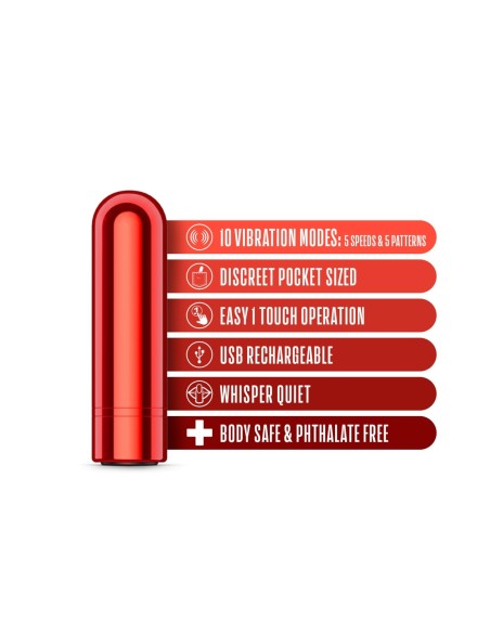 KOOL VIBES RECHARGEABLE MINI BULLET CHERRY