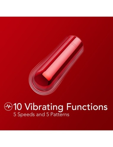 KOOL VIBES RECHARGEABLE MINI BULLET CHERRY