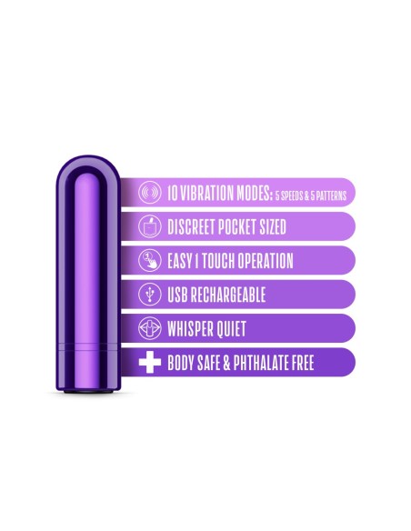 KOOL VIBES RECHARGEABLE MINI BULLET GRAPE
