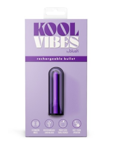 KOOL VIBES RECARGABLE MINI BULLET GRAPE