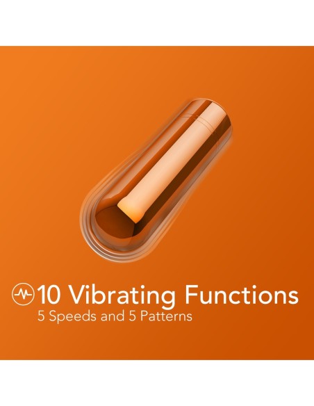 KOOL VIBES RECHARGEABLE MINI BULLET TANGERINE